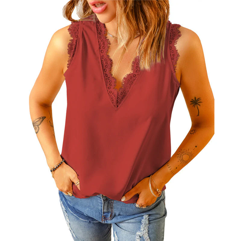 Britteon® | Women'S V-Neck Blouse Made Of Lace - Image 12