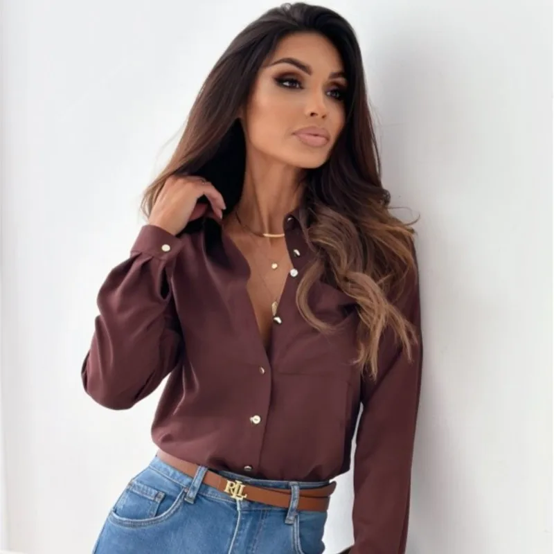 Bronislawa® | Elegant Top With Long Sleeves And Buttons At The Front - Image 3