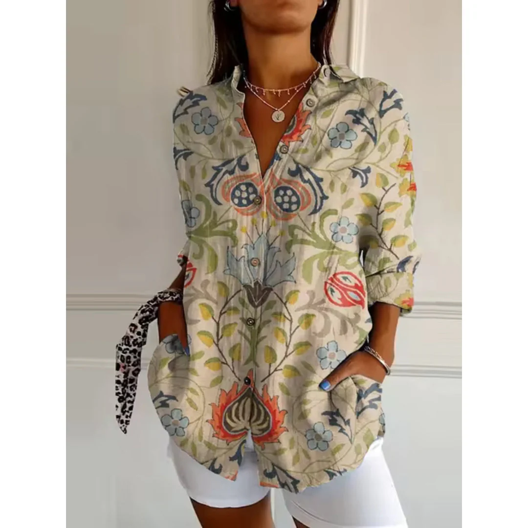 Browett® | Printed Classic Blouse - Image 2