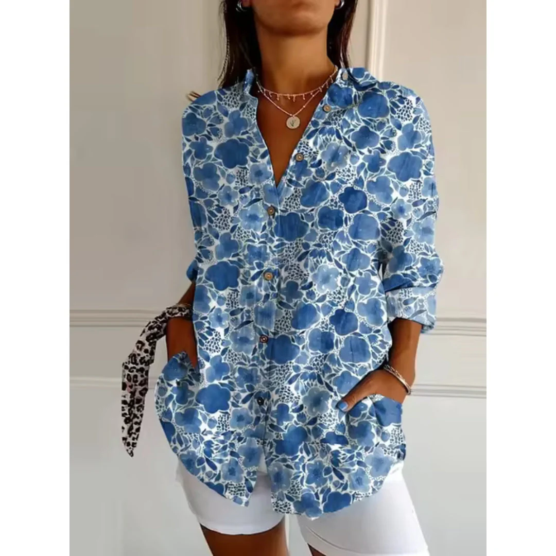 Browett® | Printed Classic Blouse - Image 4