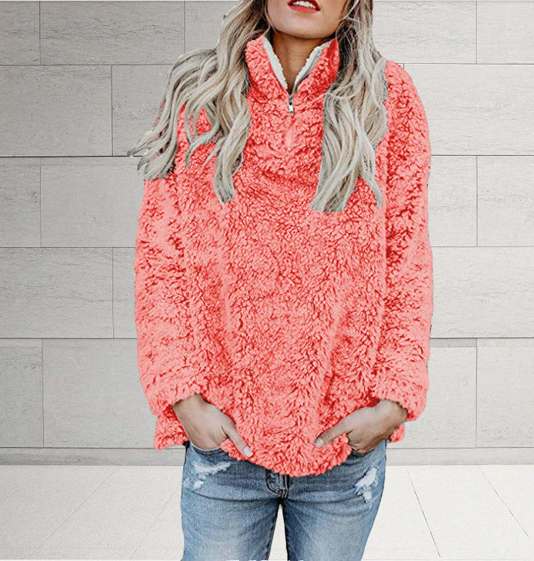 Bru® | High Neck Long Sleeve Zip Blouse - Image 5