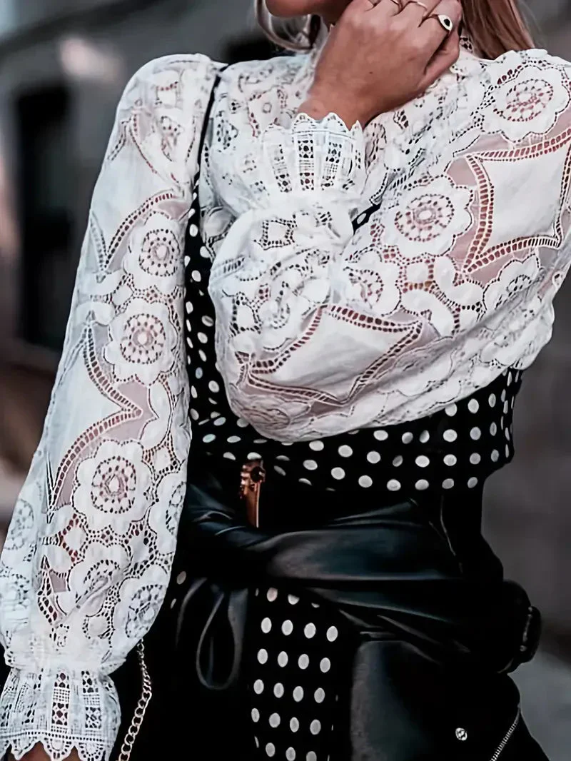 Bruna® | Women's lace blouse - Image 6