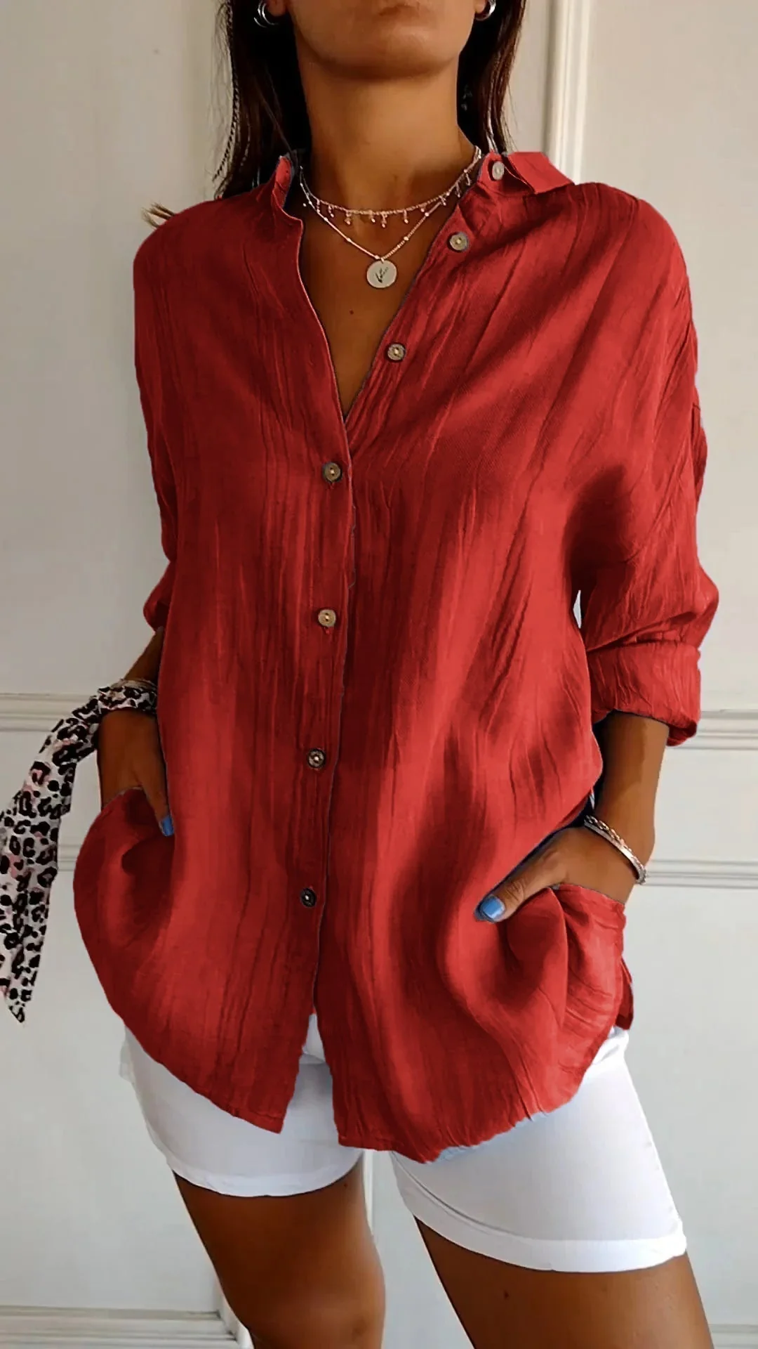 Bruner® | Versatile Shirt Blouse With Buttons - Image 8