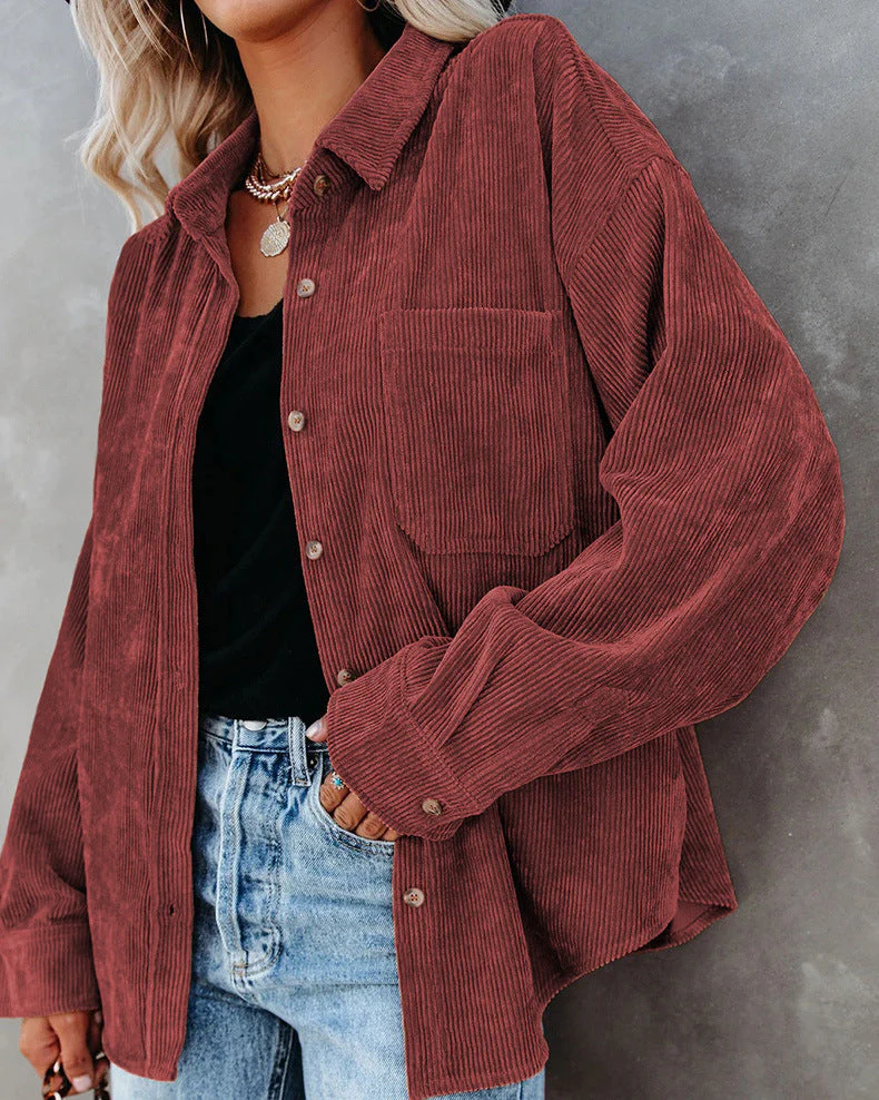 Brunet® | Stylish Oversized Blouse With Button Closure - Image 11