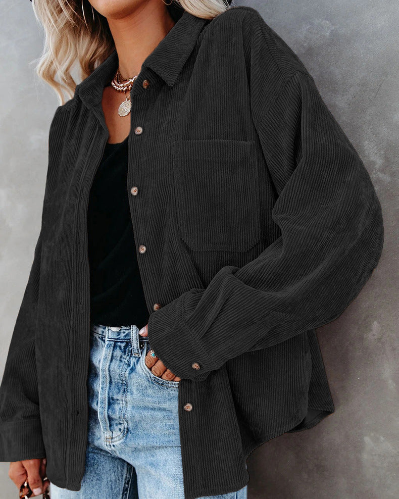 Brunet® | Stylish Oversized Blouse With Button Closure - Image 13
