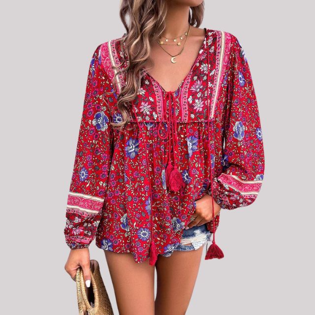 Brusinski® | Boho Paisley Blouse For Women - Image 15