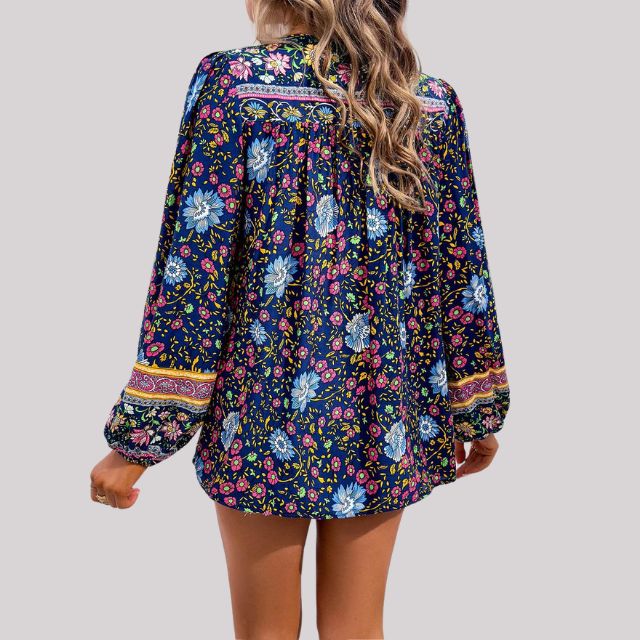 Brusinski® | Boho Paisley Blouse For Women - Image 4