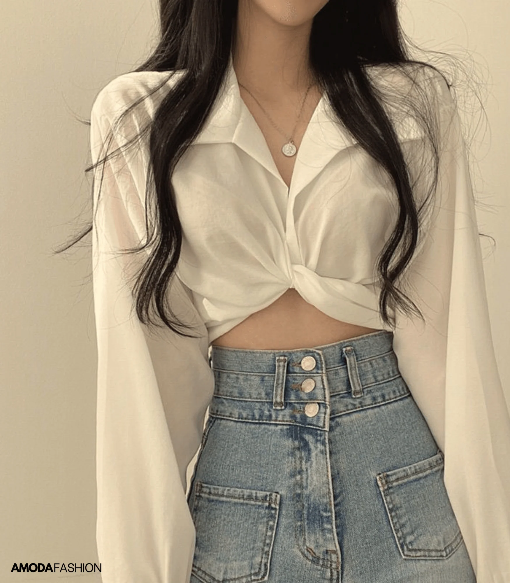 Bruso® | Heidi-Mode Wrap Blouse - Image 5
