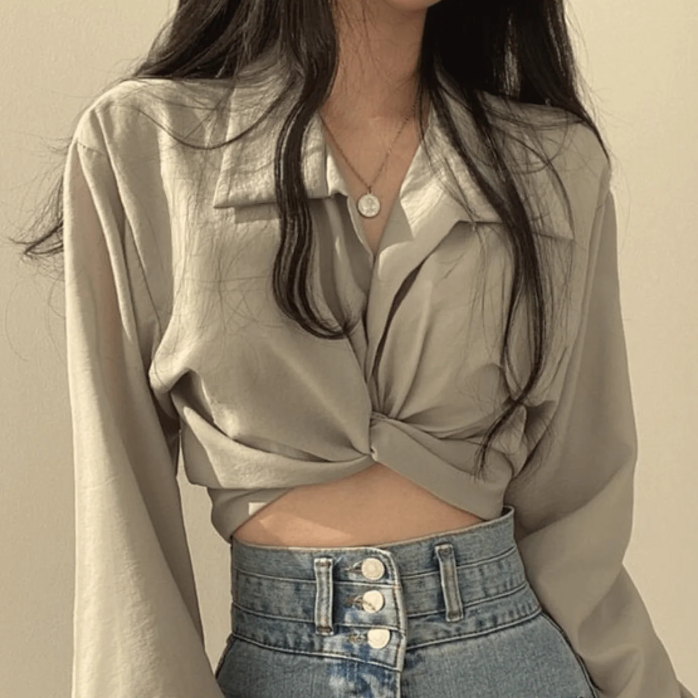 Bruso® | Heidi-Mode Wrap Blouse - Image 7