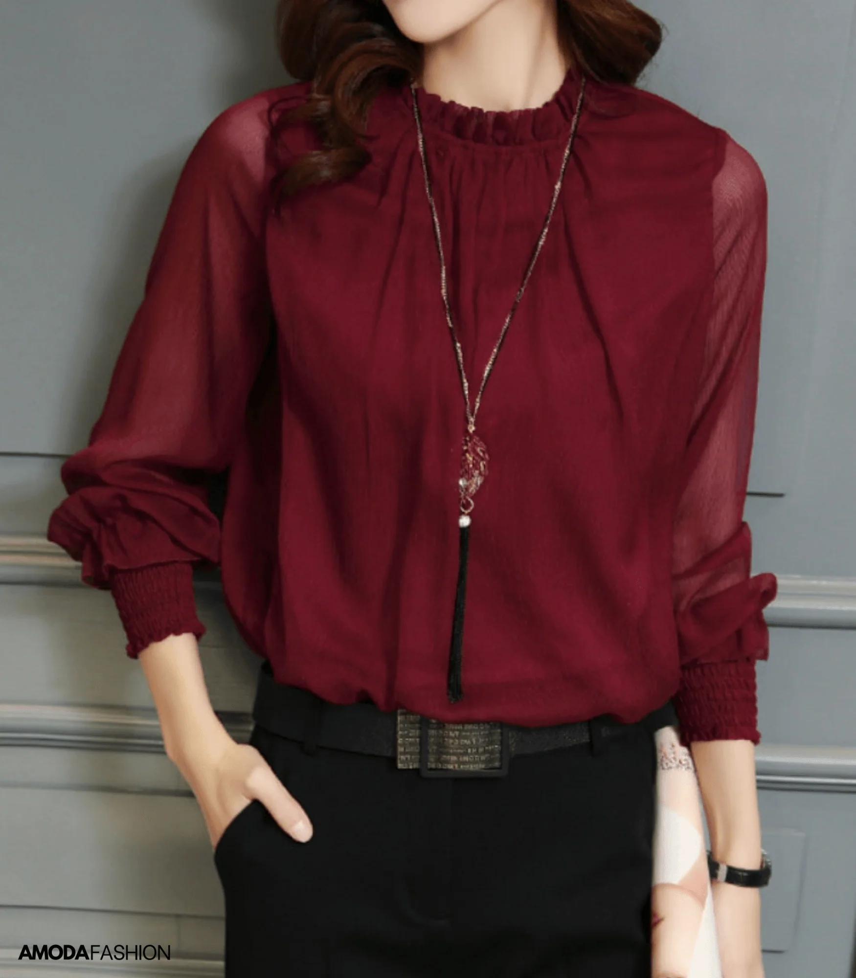 Brusset® | Blouse With Neckline - Image 4