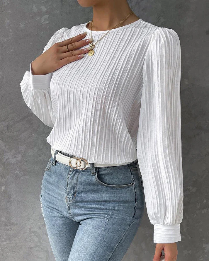 Bryndis® | Elegant Long Sleeve Blouse - Image 2