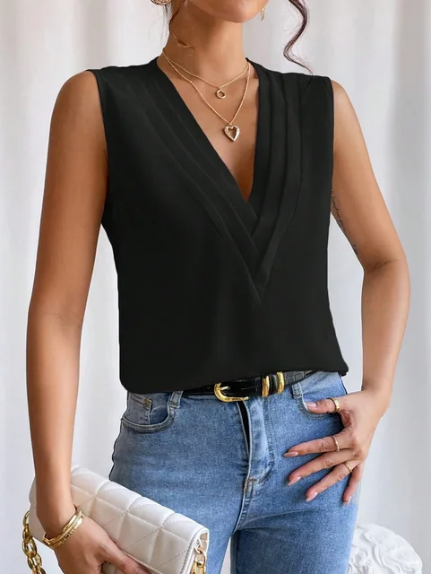 Bubba® | Elegant Sleeveless Blouse - Image 11