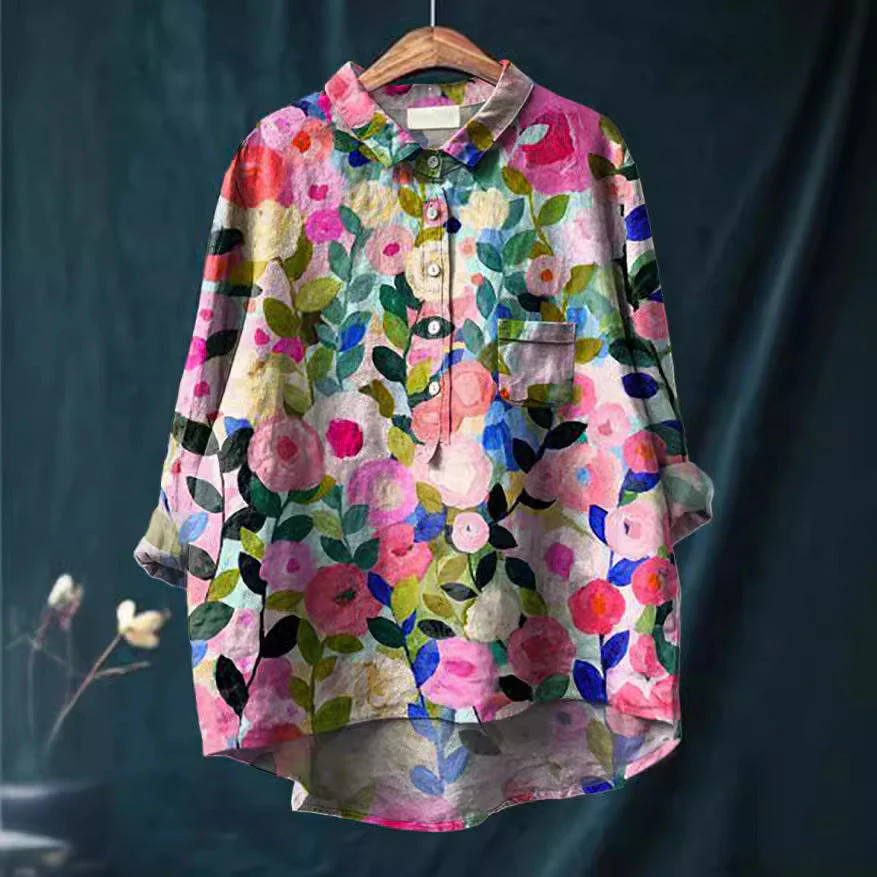 Buber® | Vintage-Blumenbluse - Image 5