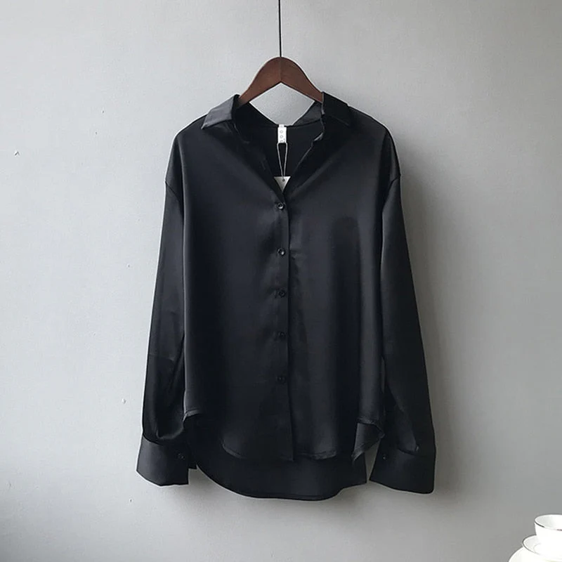 Bucek® | Women'S Clothing Silk Shirt Vintage Blouse - Image 4