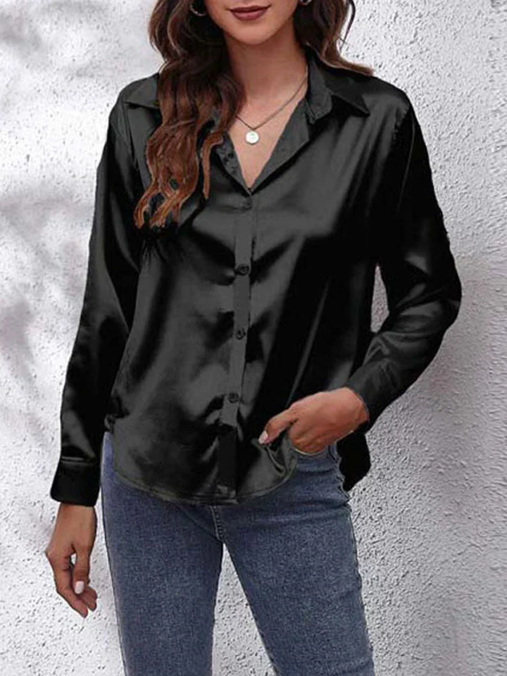Buchko® | Satin Blouse For Women - Image 3