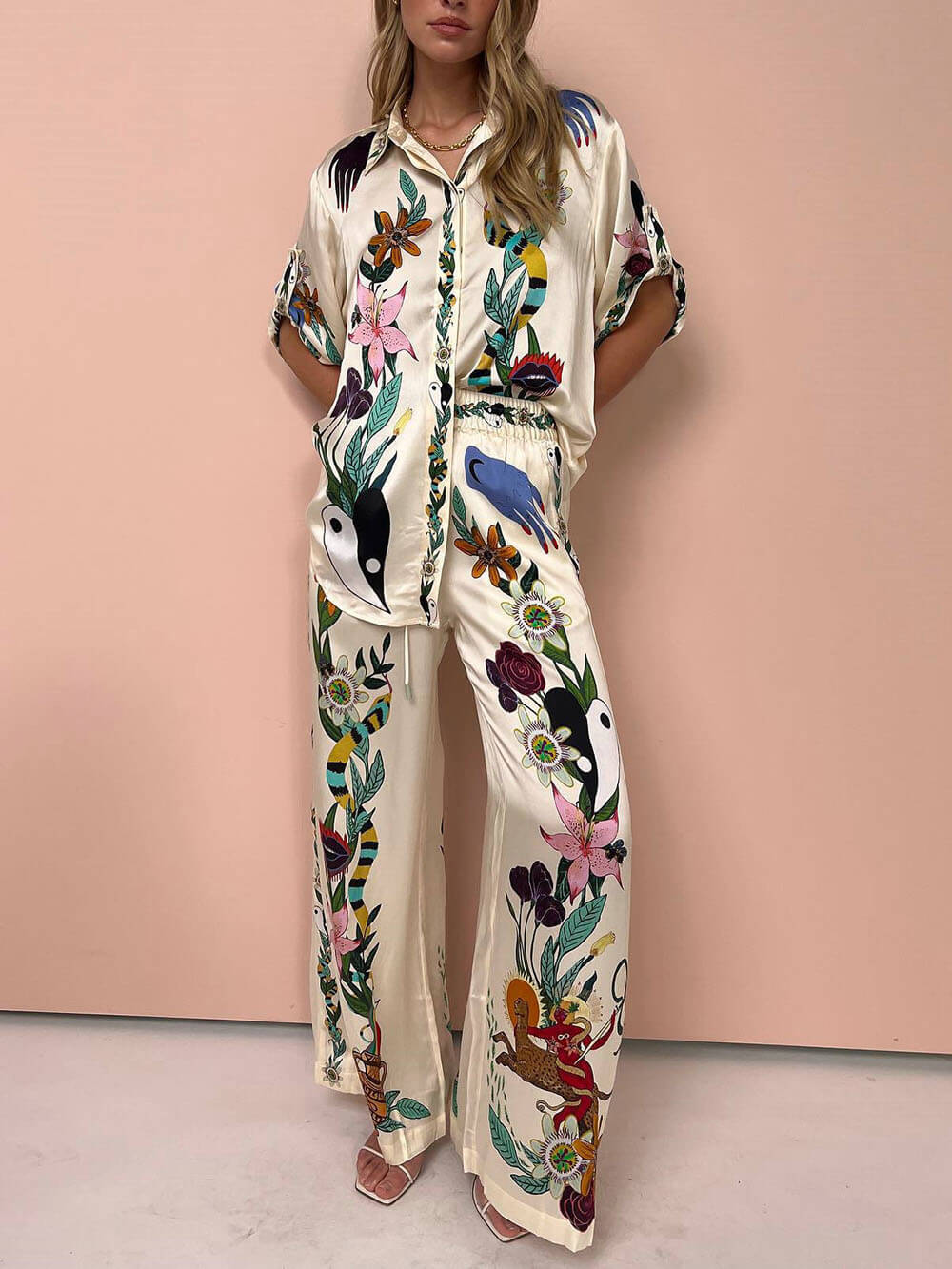 Buchmiller® | Casual Shirt And Pants Set For Women - Image 5