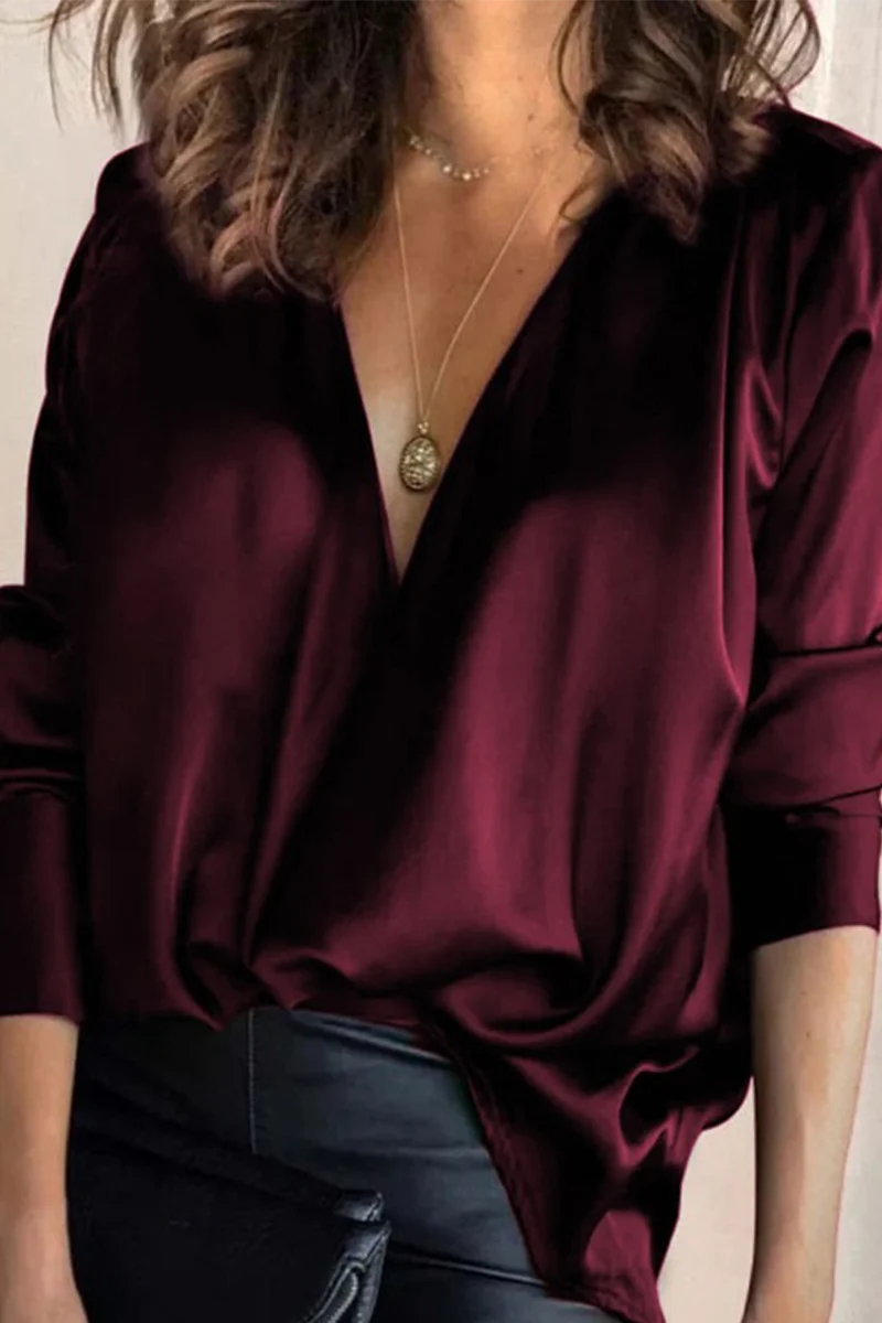 Buckie® | Casual V-Neck Blouses - Image 2