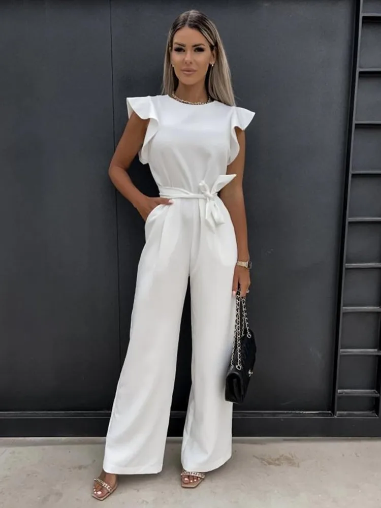 Camila® | Elegant Jumpsuit With Ruffled Sleeves