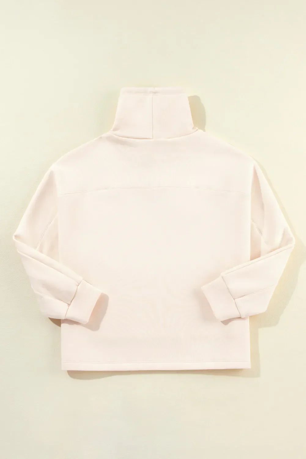 Camila | Long-sleeved sweatshirt with turtleneck and drawstring - Image 12