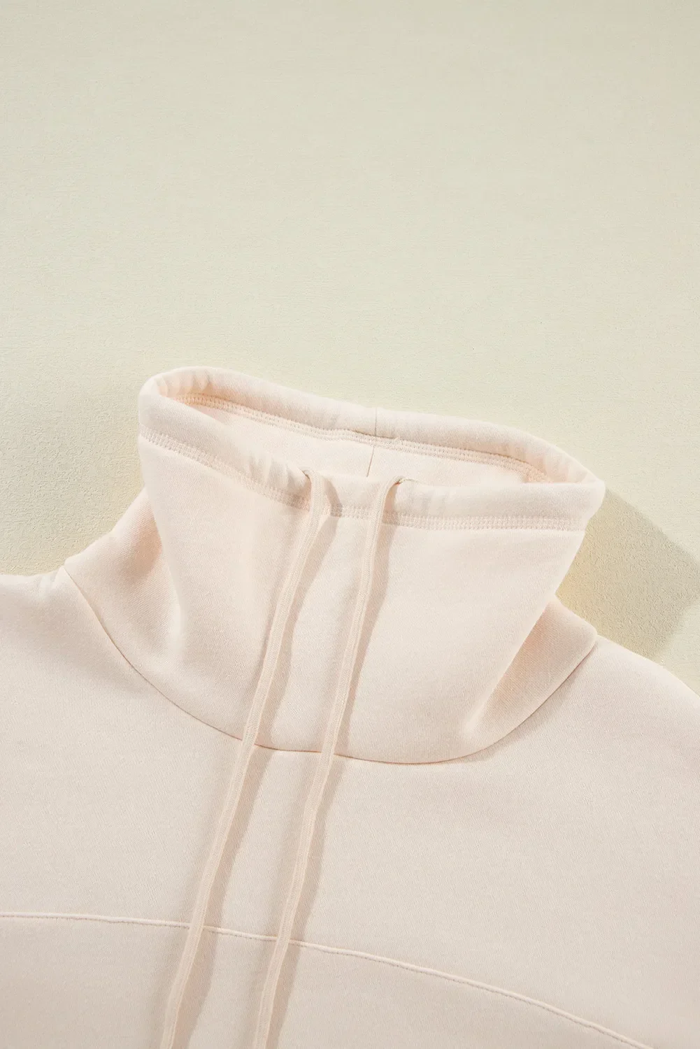 Camila | Long-sleeved sweatshirt with turtleneck and drawstring - Image 13
