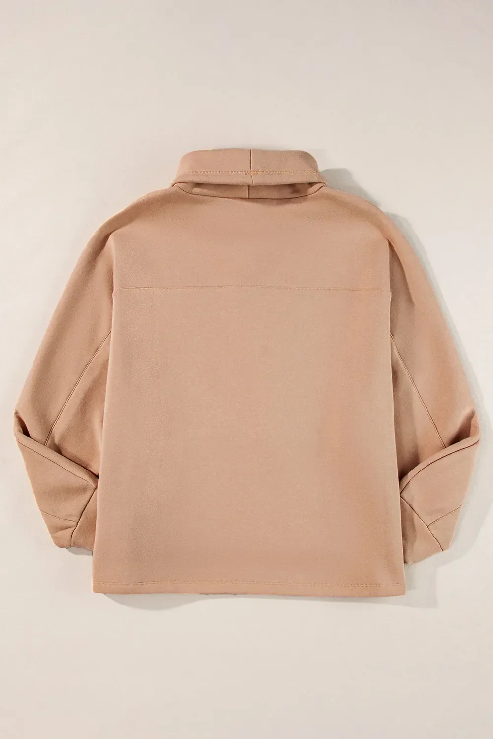 Camila | Long-sleeved sweatshirt with turtleneck and drawstring - Image 8