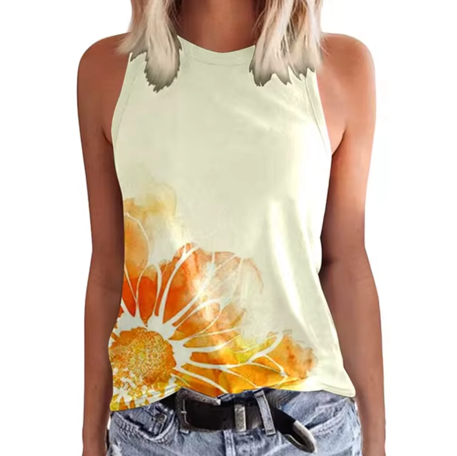 Camilla® | Sleeveless Top With Colorful Flowers - Image 9