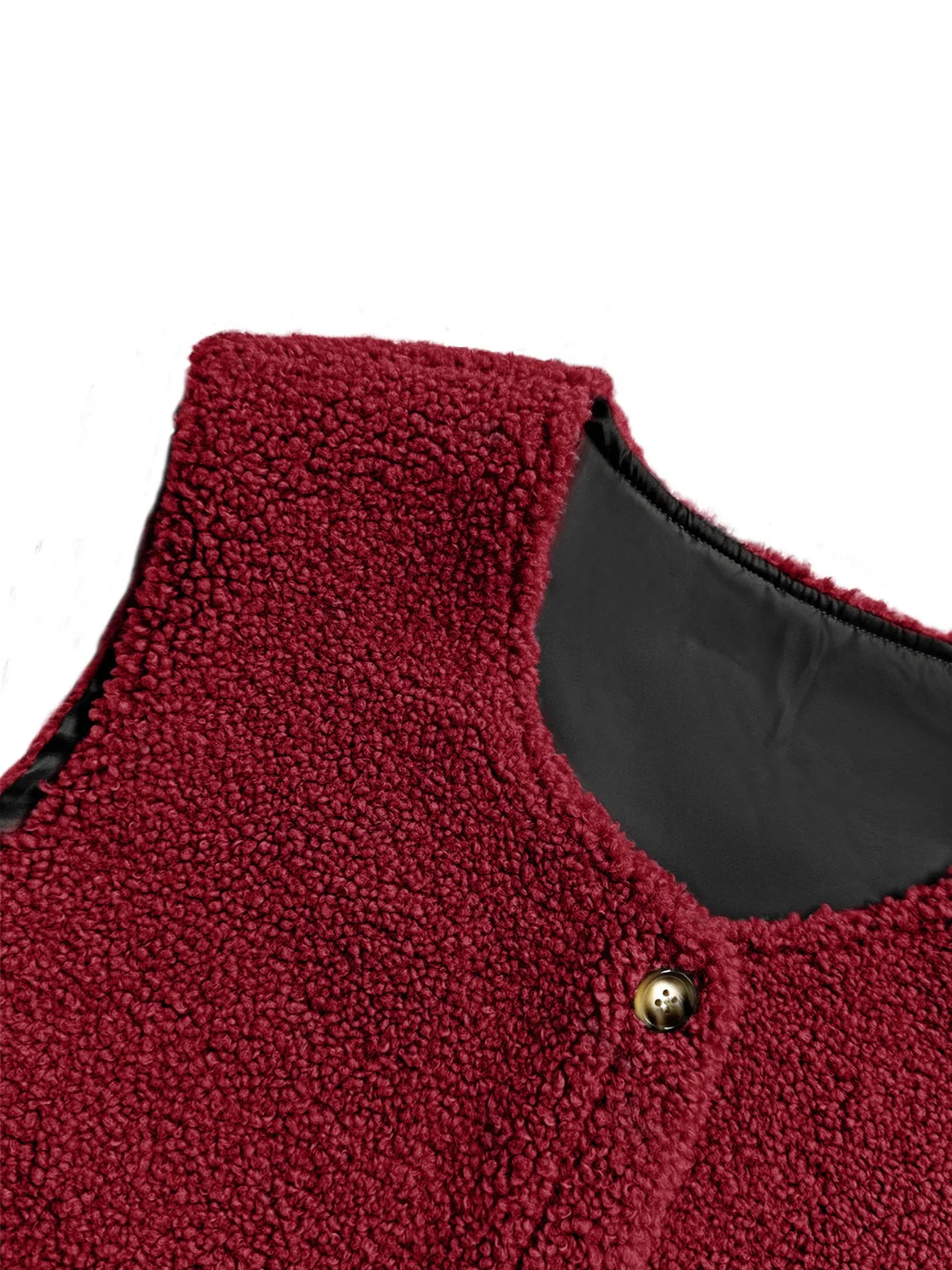 Caridad | Buttoned vest coat with pockets - Image 13
