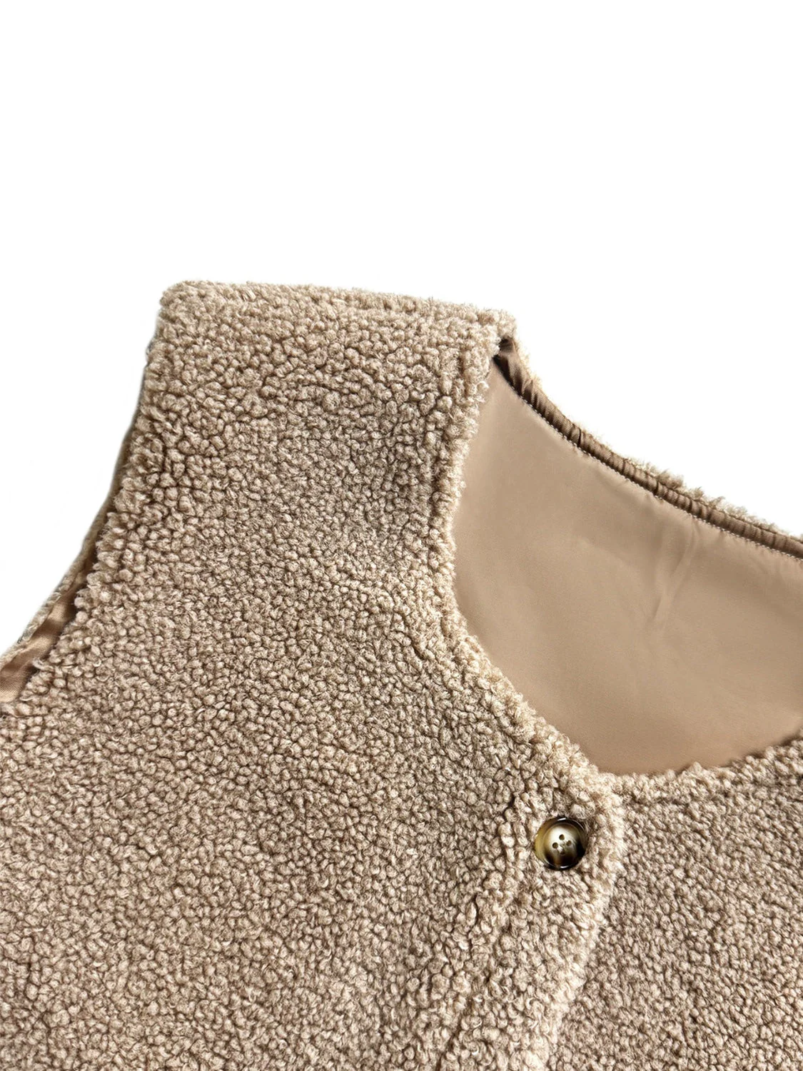 Caridad | Buttoned vest coat with pockets - Image 3
