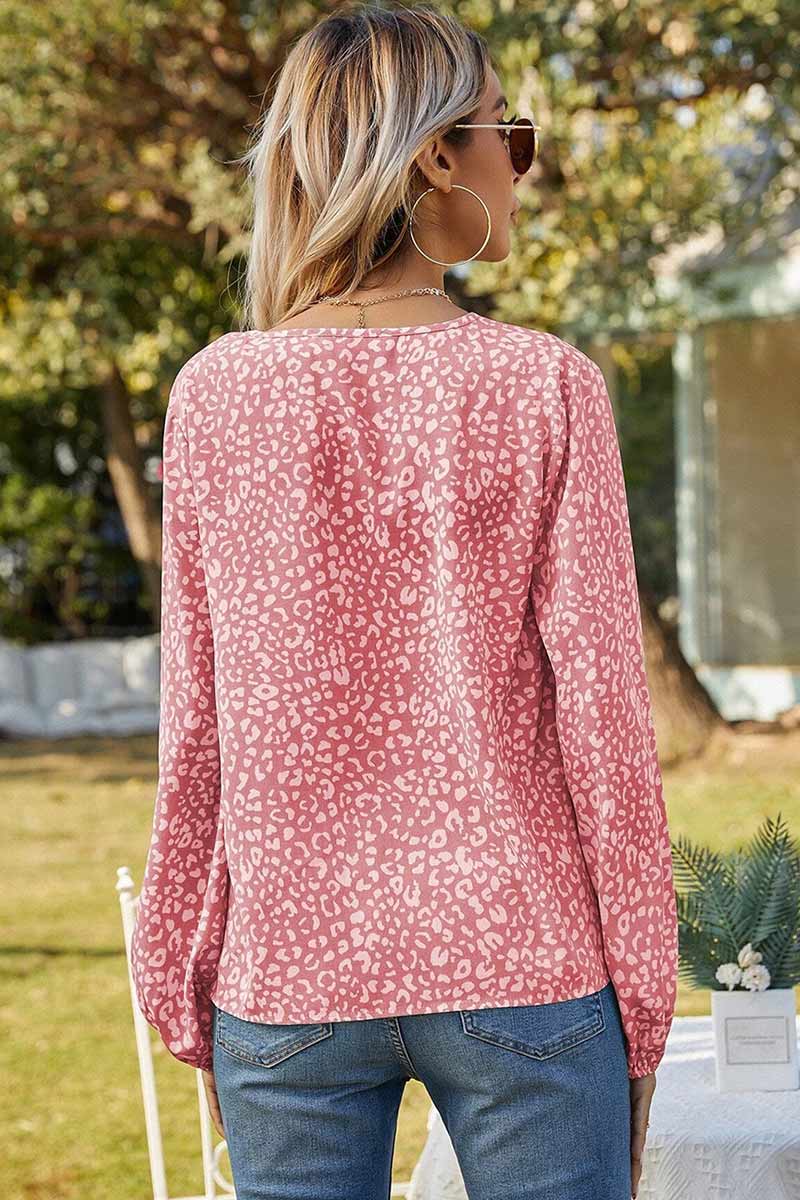 Carmen | Floral print shirt with gathered cuffs - Image 3