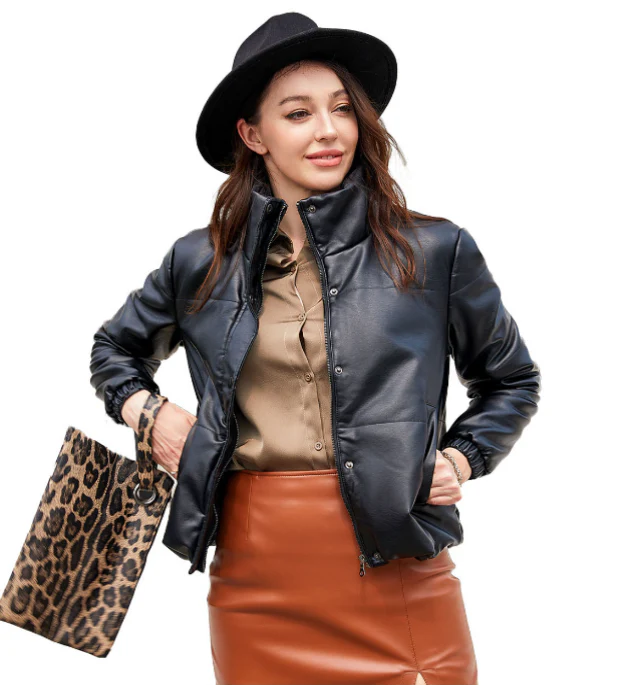 Carolina | Black puffer jackets - Image 2