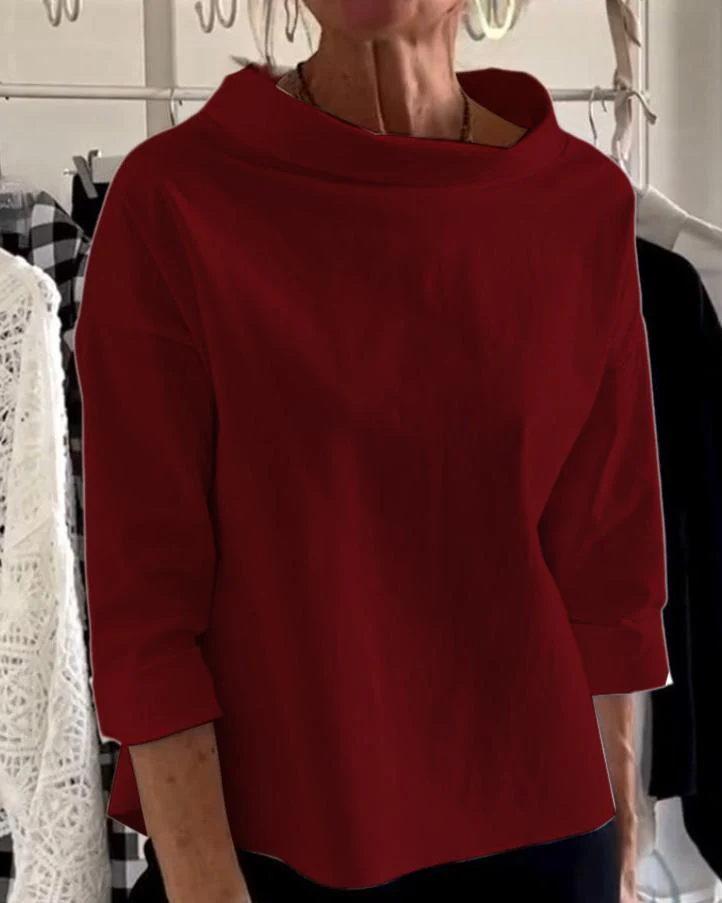 Cecilia® | Elegant high collar top for women - Image 10