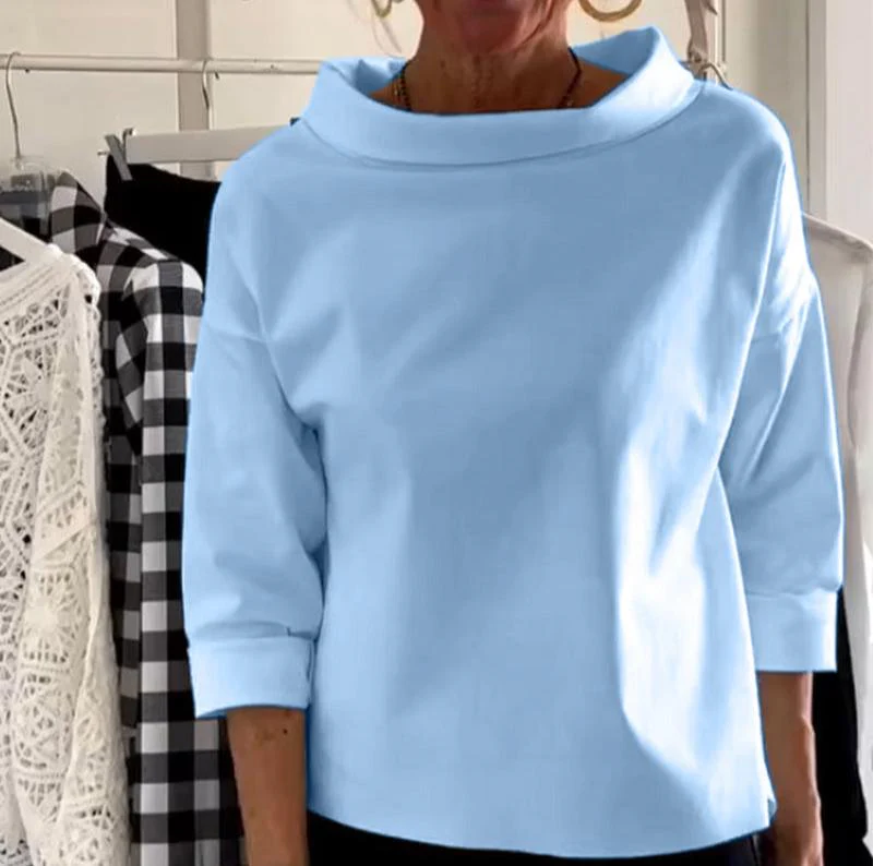 Cecilia® | Elegant high collar top for women - Image 5