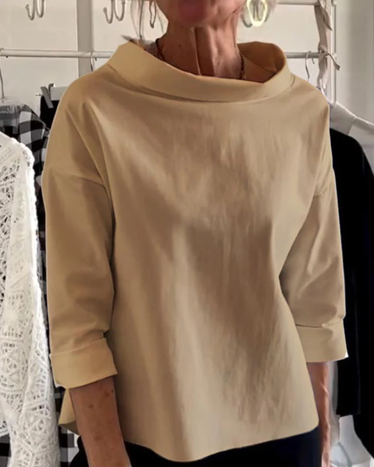 Cecilia® | Elegant high collar top for women - Image 9