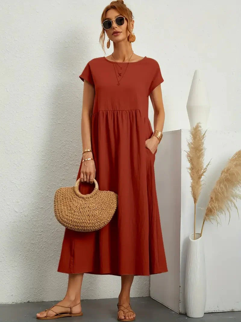 Cecilia® | Premium Linen Pocket Dress - Image 10