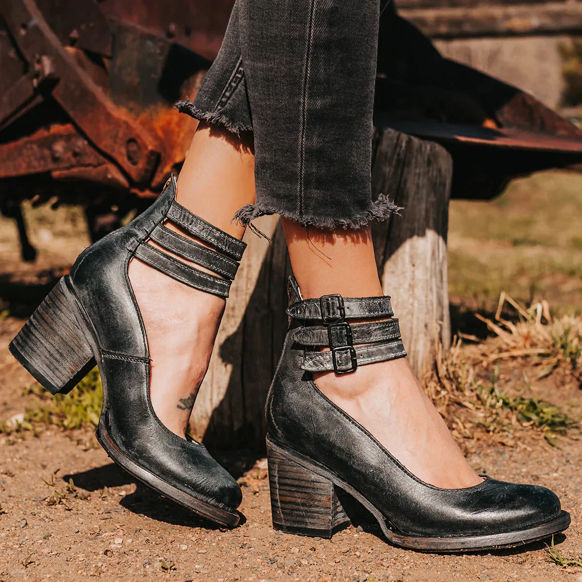 Seline | Block Heel Shoes - Image 13