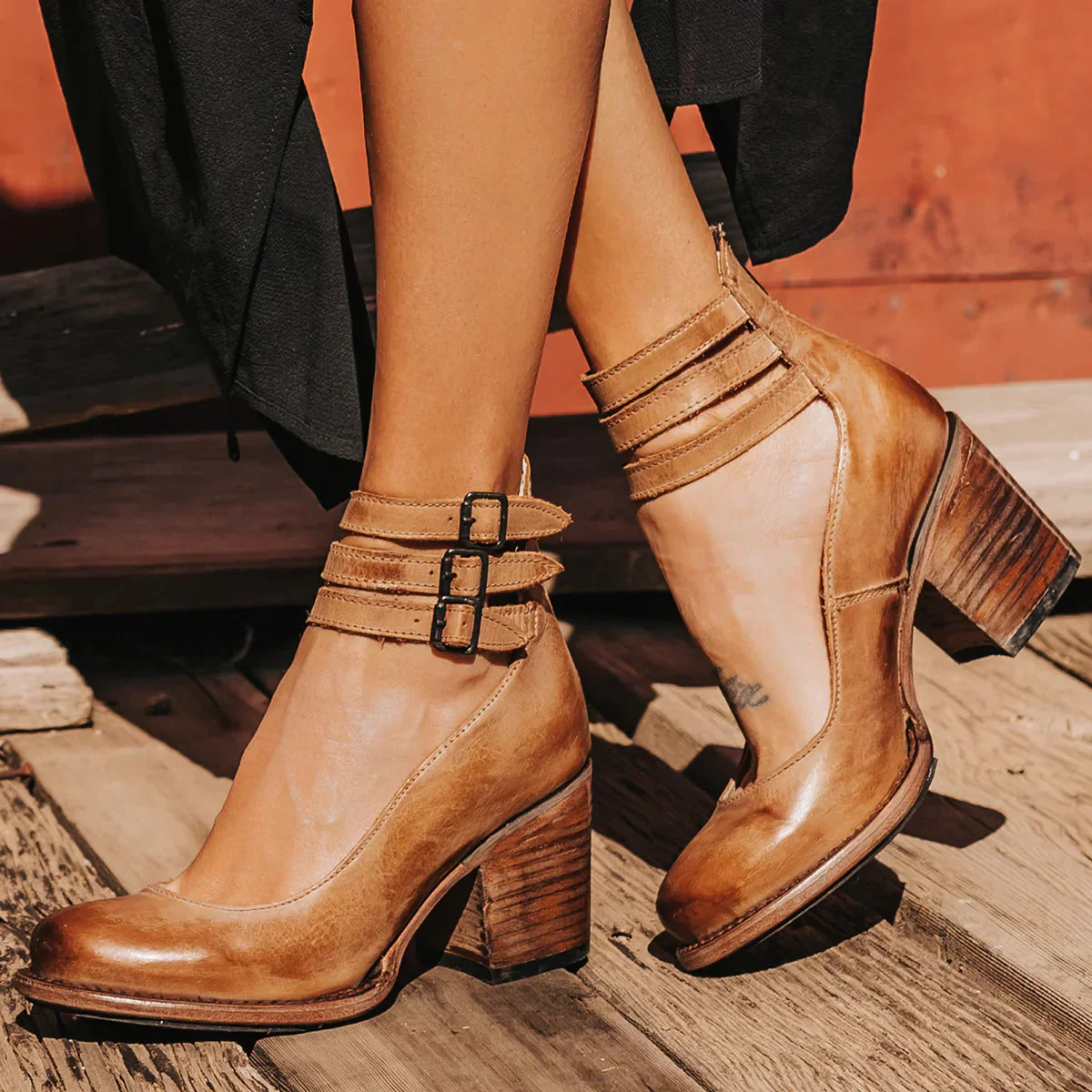 Seline | Block Heel Shoes - Image 5
