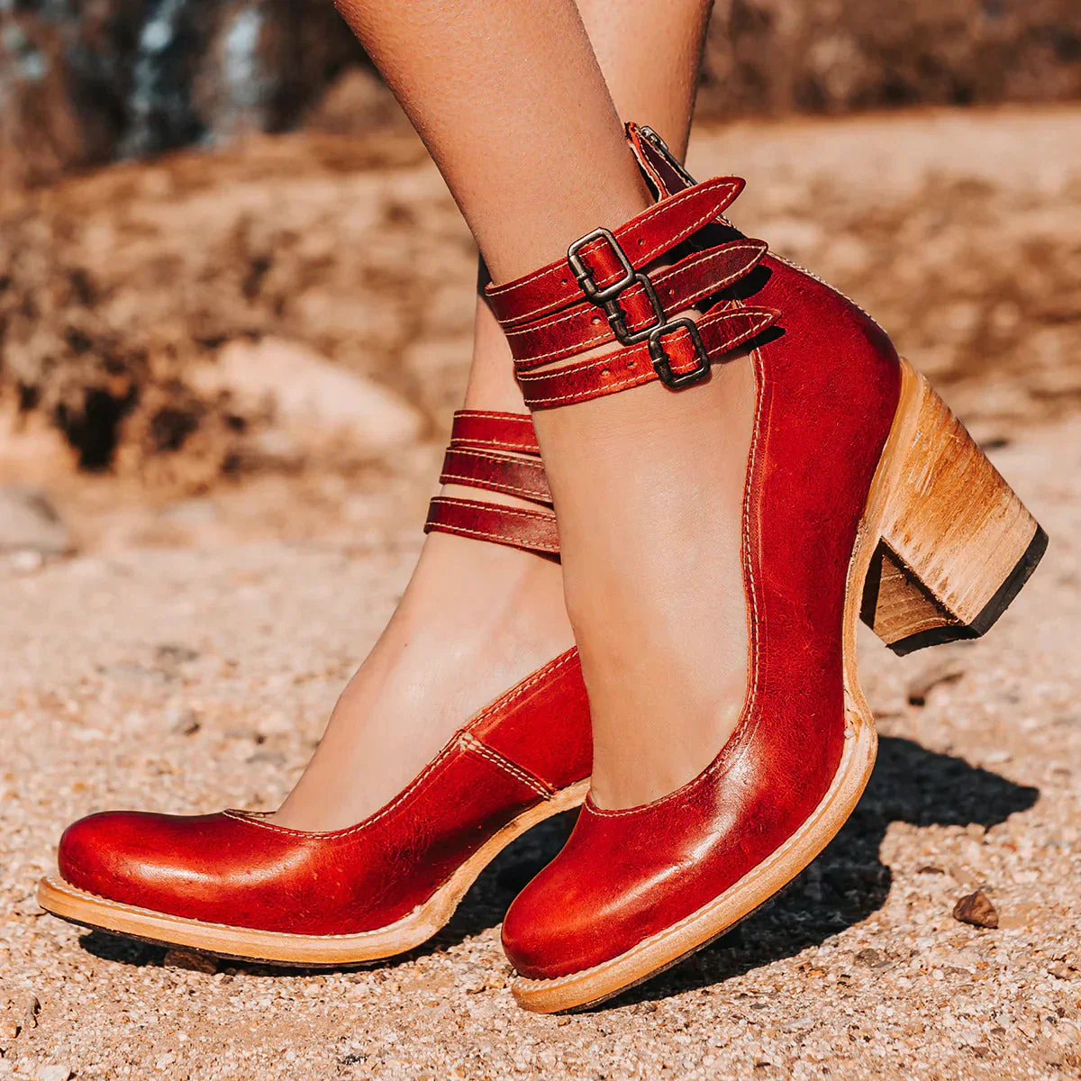 Seline | Block Heel Shoes - Image 9