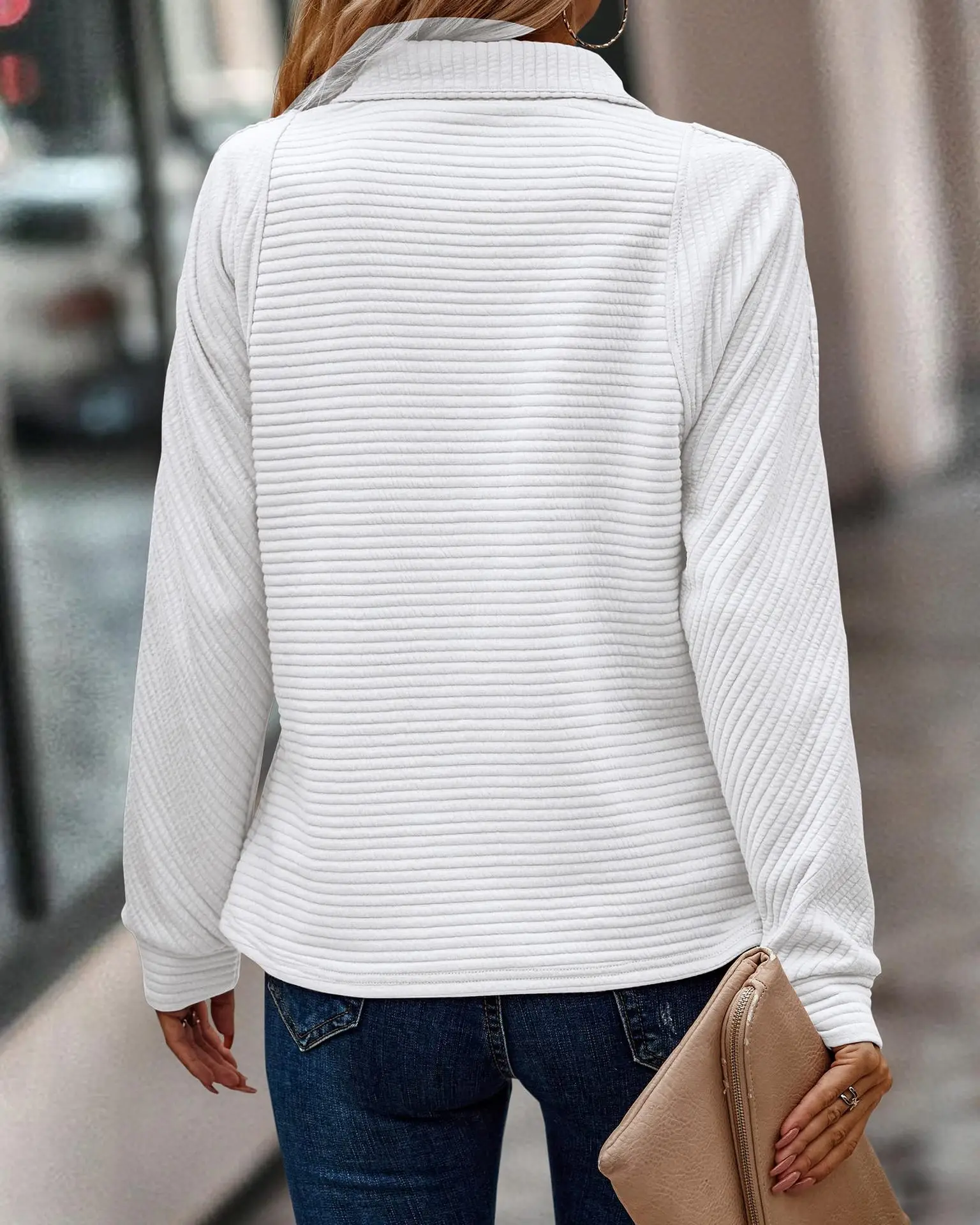Christina | Elegant V-Neck Sweater - Image 3