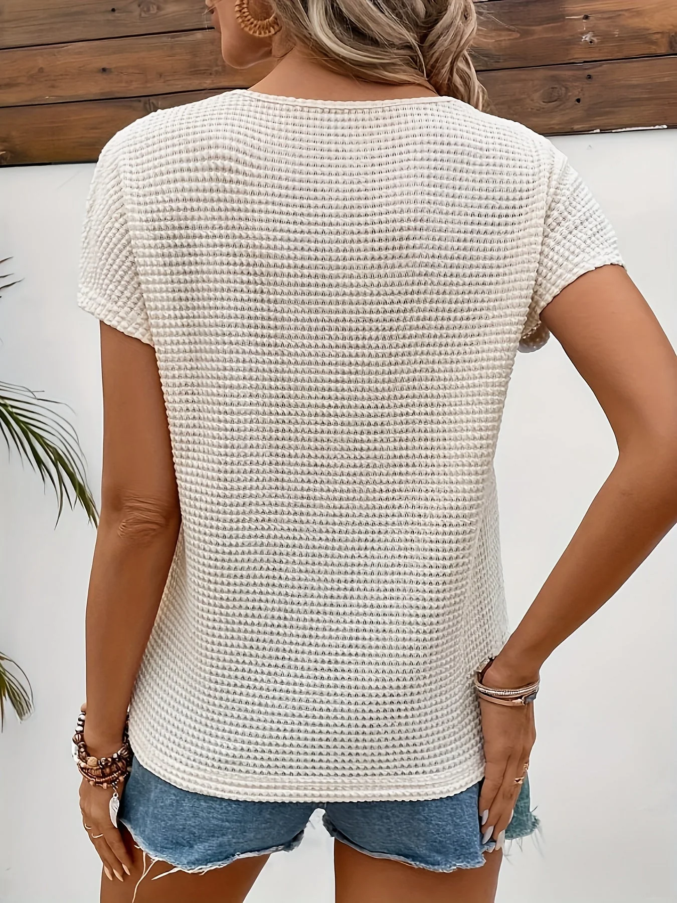Cira® | Elegant Lace Top With Short Sleeves For Summer - Image 2