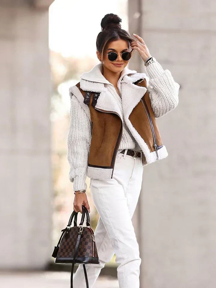 Clara® | Gilet zippe asymétrique for women