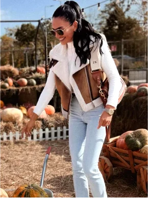 Clara® | Gilet zippe asymétrique for women - Image 2