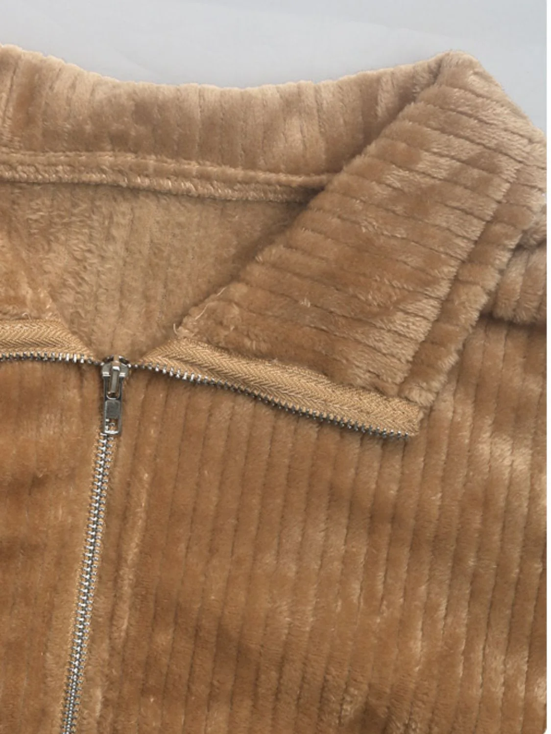 Claudette | Perfee long sleeve jacket with zip and collar collar - Image 7