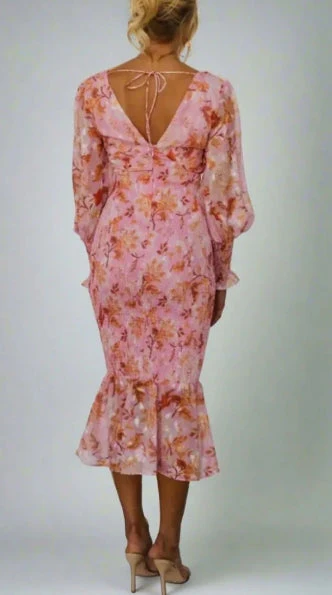 Claudia® | Floral Print Midi Dress - Image 4