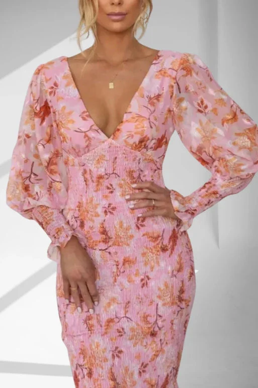 Claudia® | Floral Print Midi Dress - Image 5