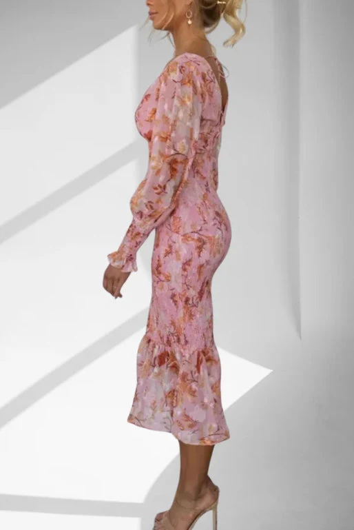 Claudia® | Floral Print Midi Dress - Image 6