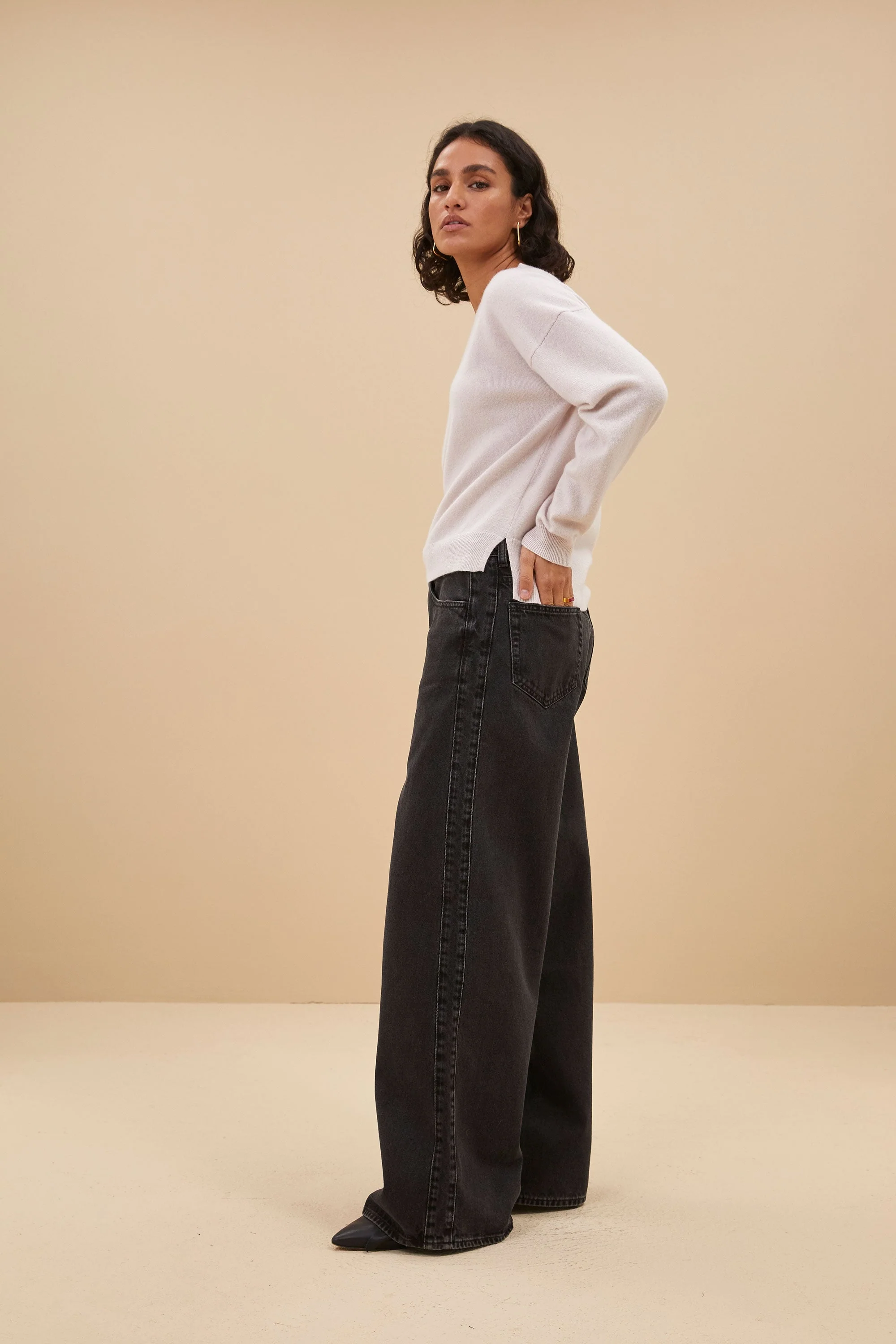 Claudia | Oyster Melee sweatshirt - Image 3