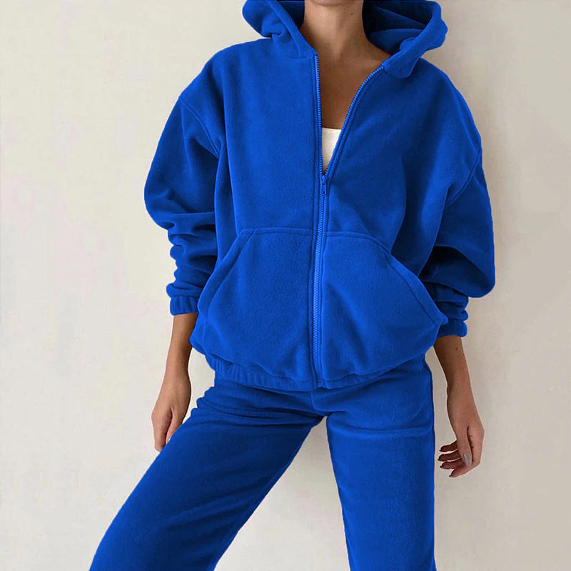 Concepcion | Velvet house set with hood and zip - Image 2