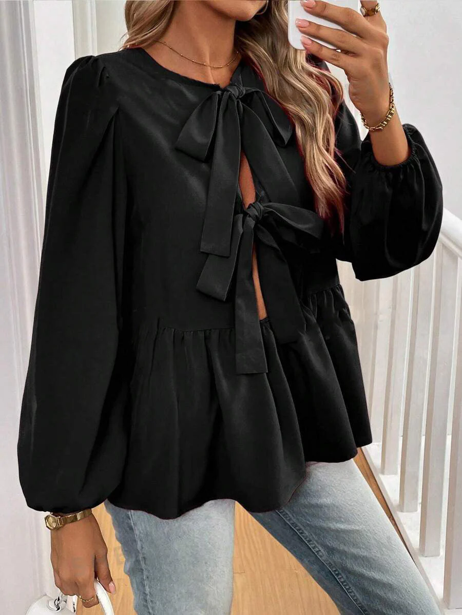 Concepción® | Women'S Blouse With Elegant Bow Details And Voluminous Sleeves - Image 4