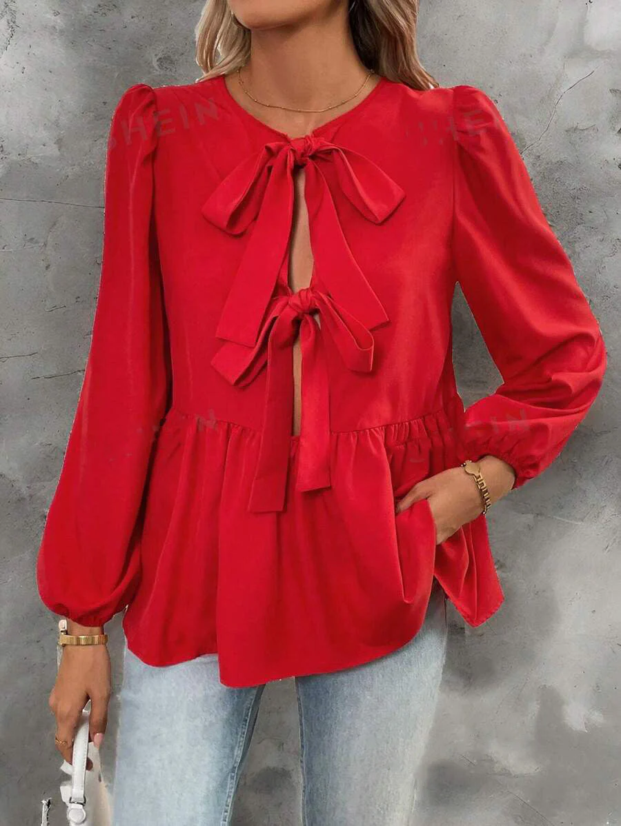 Concepción® | Women'S Blouse With Elegant Bow Details And Voluminous Sleeves - Image 7