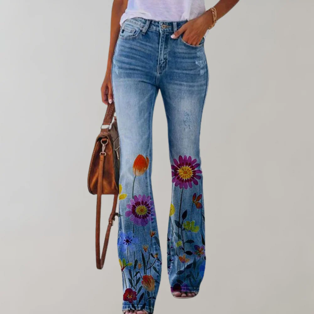 Concetta® | Floral Print Jeans